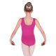 NEW Amy Mulberry Cotton Sleeveless ballet Leotard with Belt